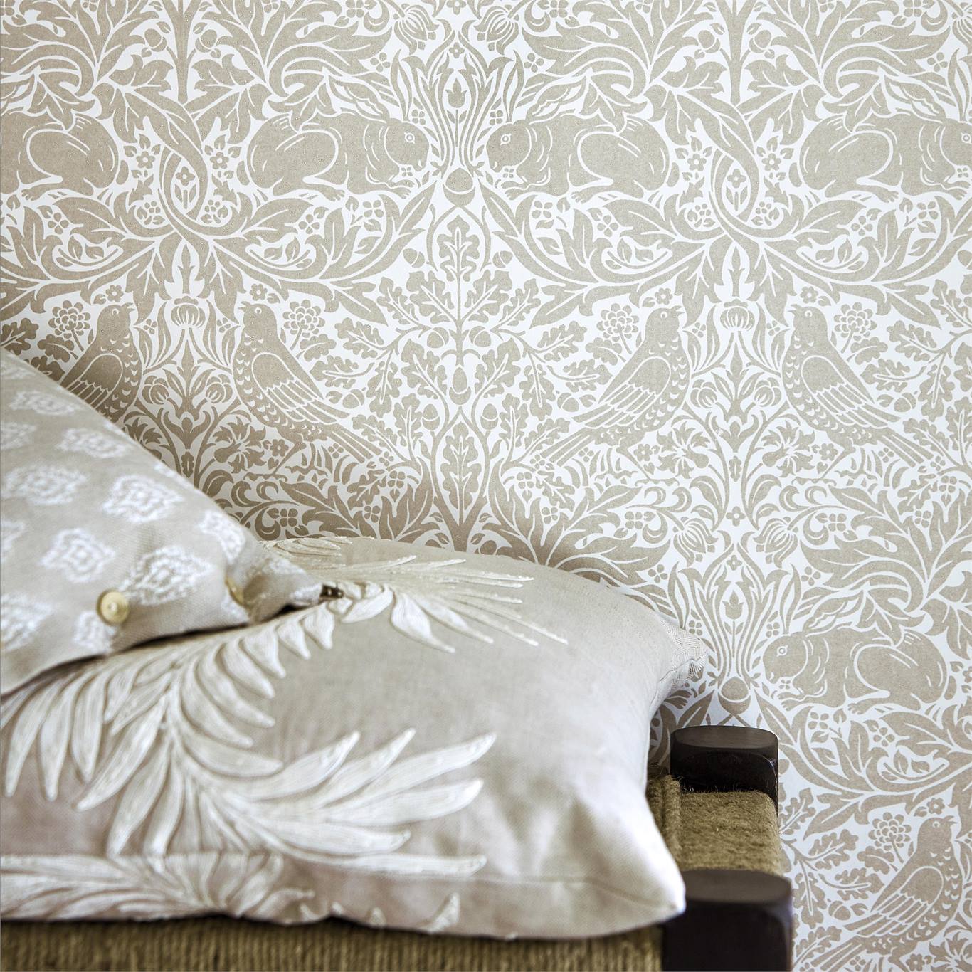 Pure Brer Rabbit, A Wallpaper By Morris & Co - William Morris Pure Brer Rabbit - HD Wallpaper 