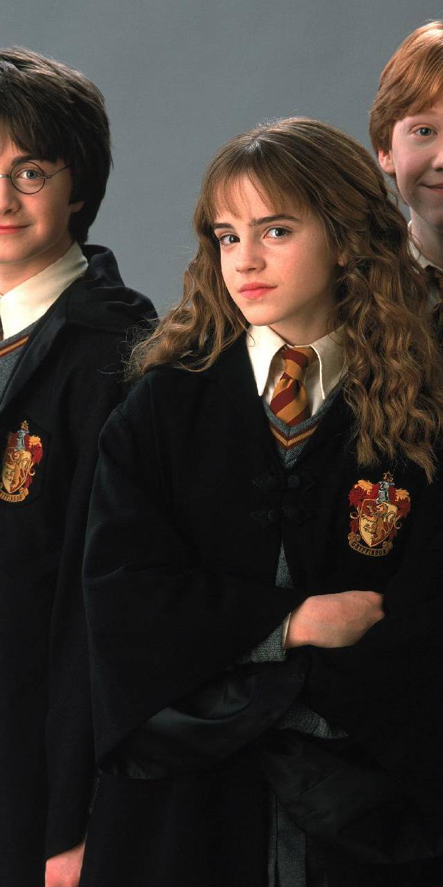 Harry Potter Hermione Ron - 640x1280 Wallpaper Harry Potter Hermione Ron - 640x1280 Wallpaper