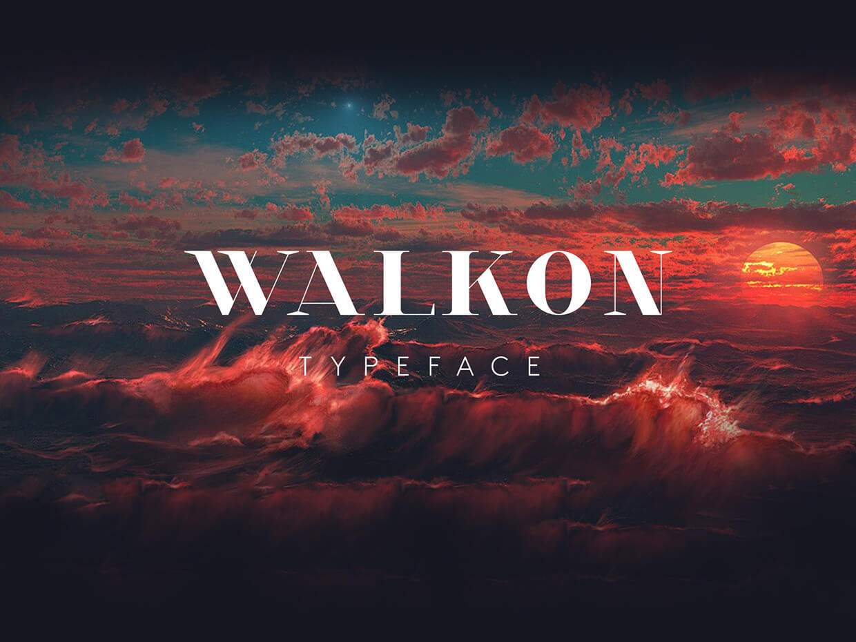 Walkon Best Free Logo Fonts - Poster - HD Wallpaper 