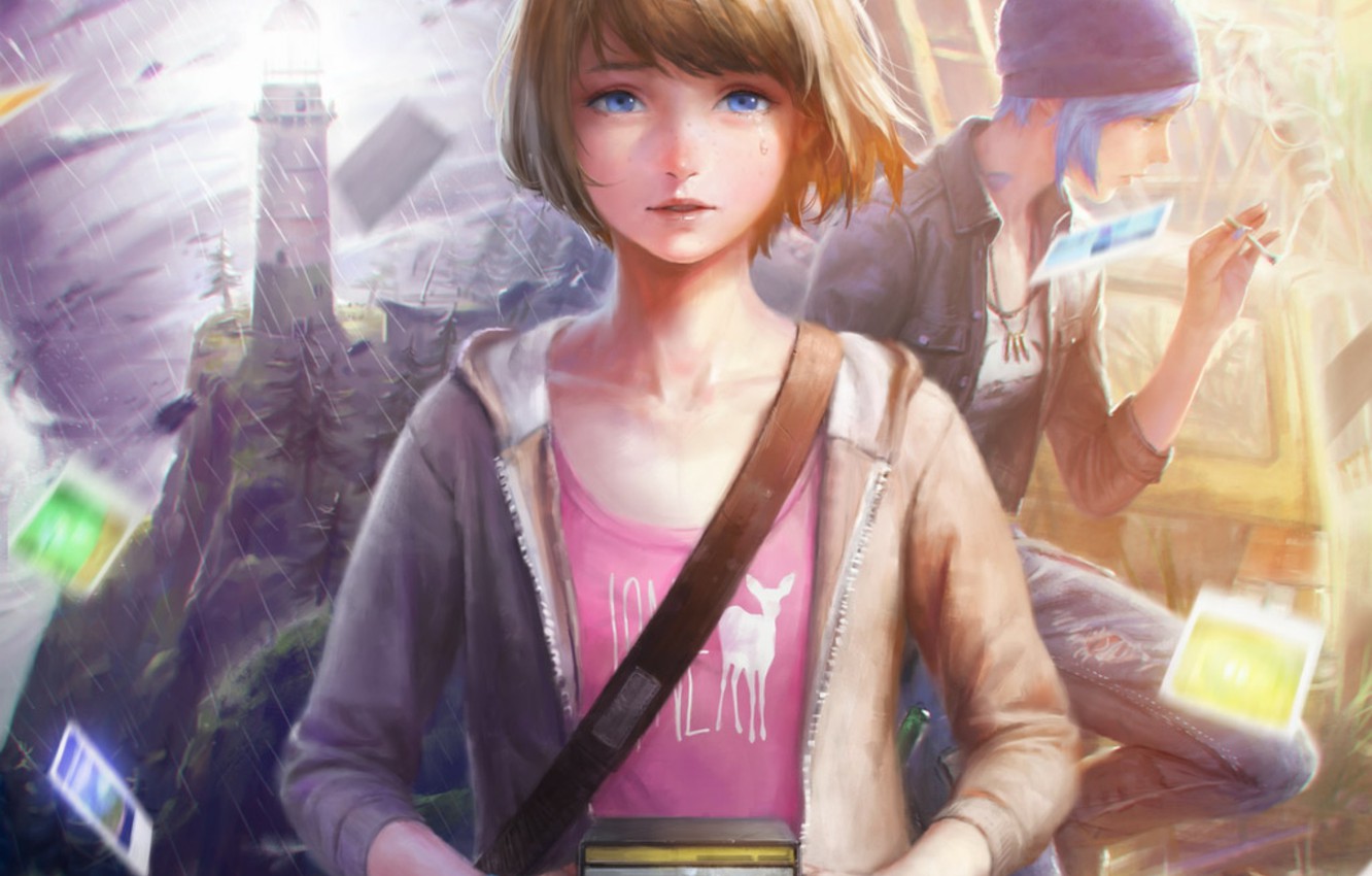 Photo Wallpaper Game, Max, Price, Chloe, Chloe, Max, - Аниме Life Is Strange - HD Wallpaper 