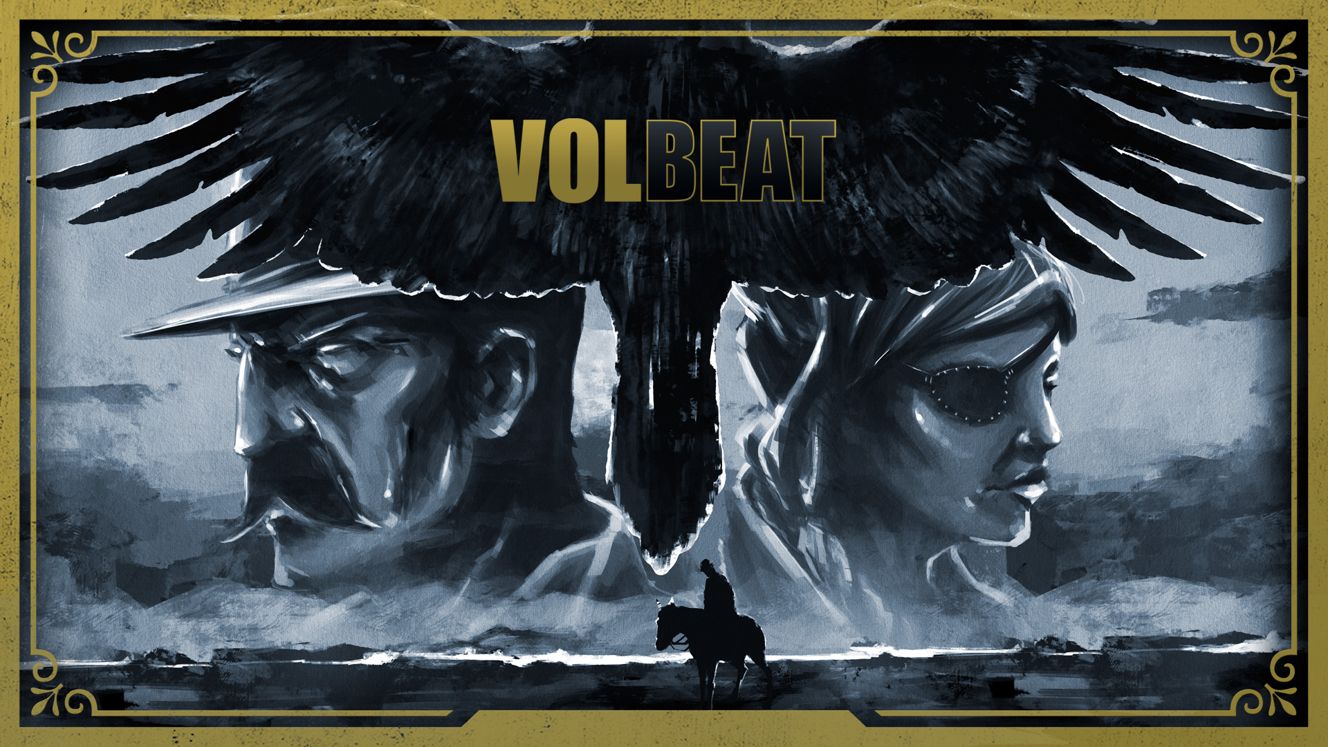 Outlaw Gentlemen - Volbeat Shady Ladies And Outlaw Gentlemen - HD Wallpaper 
