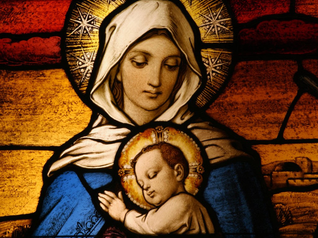 Mary Px Full Hd Pictures - Virgen Maria Y Jesus - HD Wallpaper 