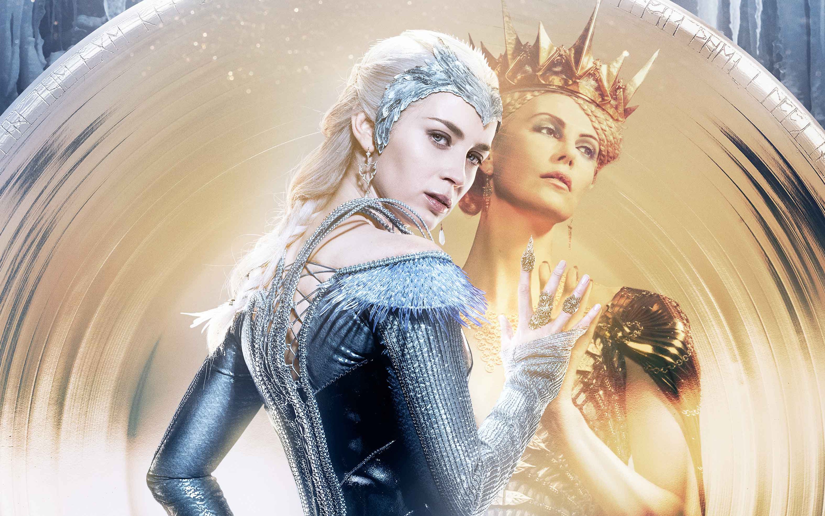 Ice Queen & Evil Queen - Evil Queen Wallpaper Hd - HD Wallpaper 