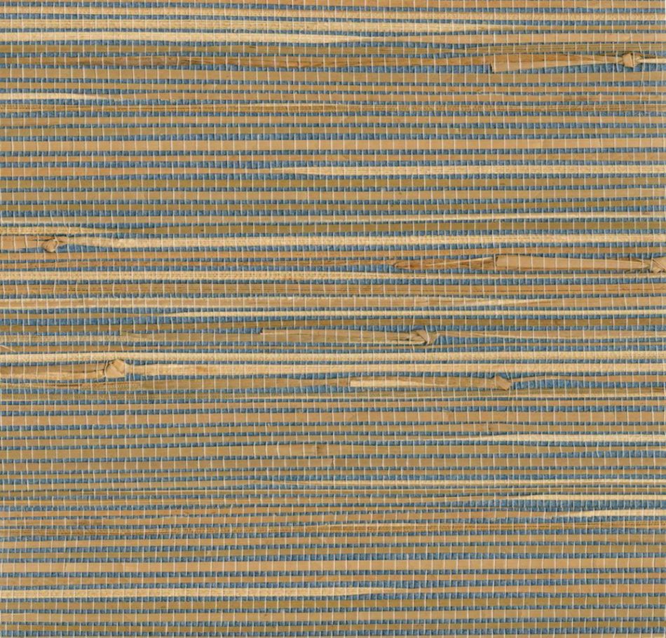 Kenneth James Jissai Mariner Blue Grasscloth Wallpaper - Wallpaper - HD Wallpaper 