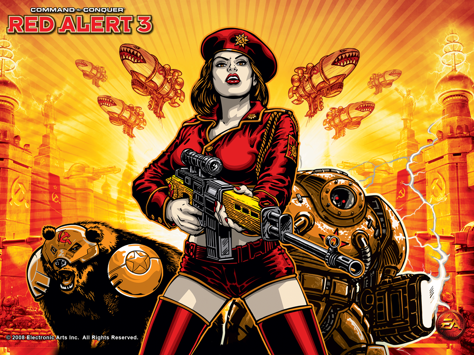 Command And Conquer Red Alert 3 Natasha - HD Wallpaper 