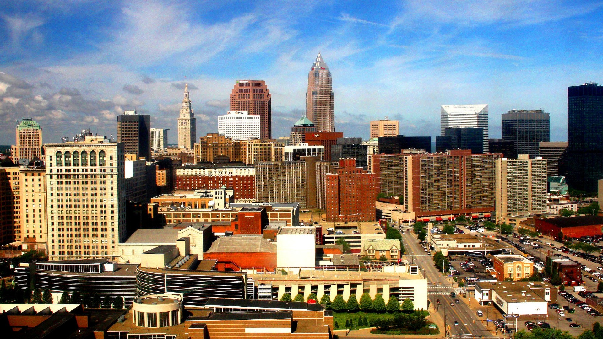 1920x1080, Cleveland Skyline Wallpaper - Cleveland Skyline Desktop - HD Wallpaper 