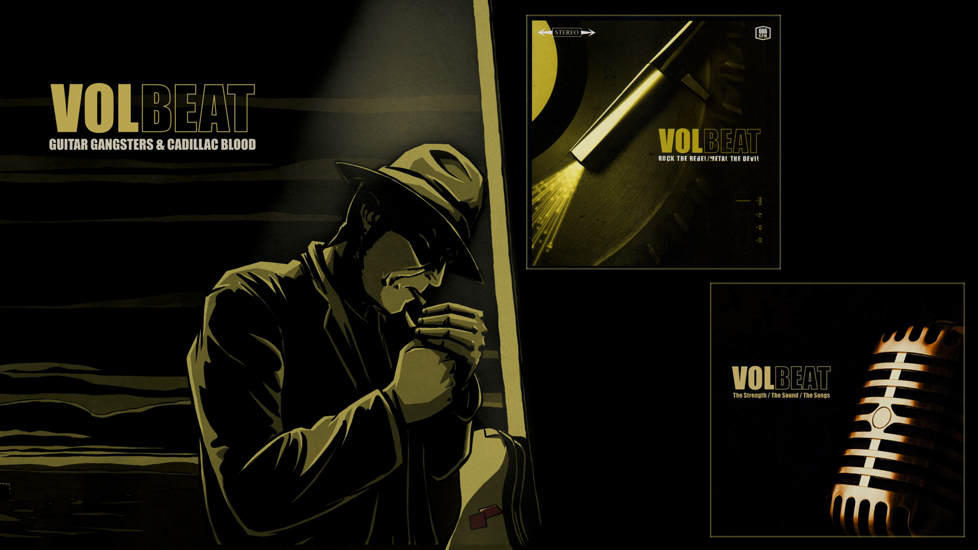 Volbeat Guitar Gangsters And Cadillac Blood - HD Wallpaper 