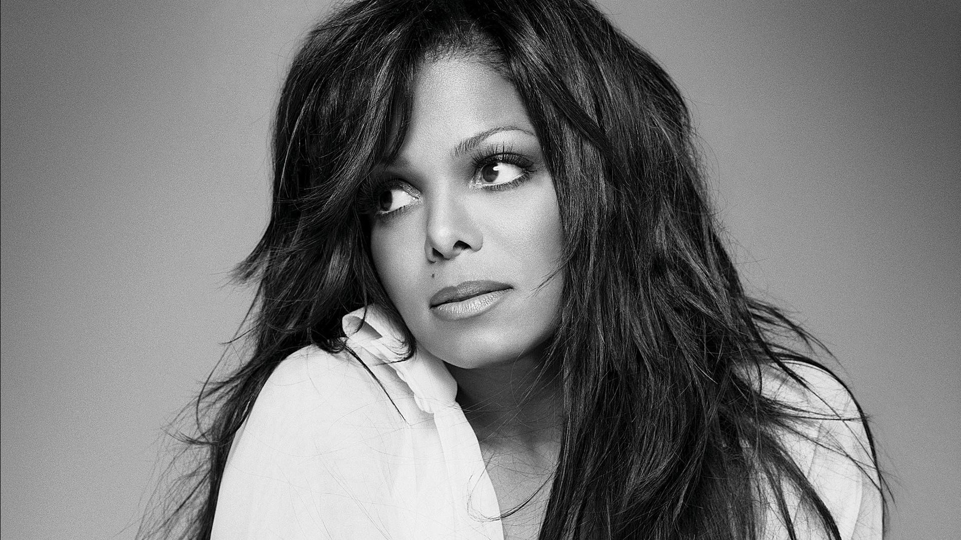 Monochrome Janet Jackson Wallpaper 60101 
 Data-src - Janet Jackson Wallpaper Hd - HD Wallpaper 
