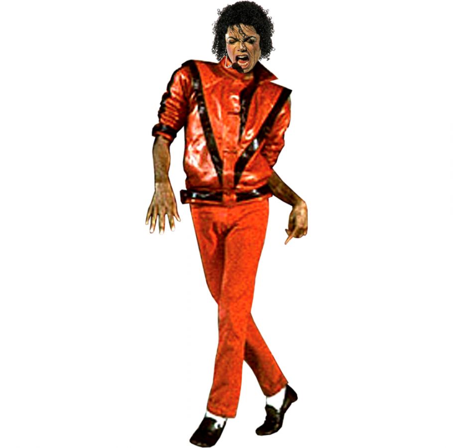 Michael Jackson Thriller Jacket For Adults Party City - Thriller Michael Jackson Outfit - HD Wallpaper 