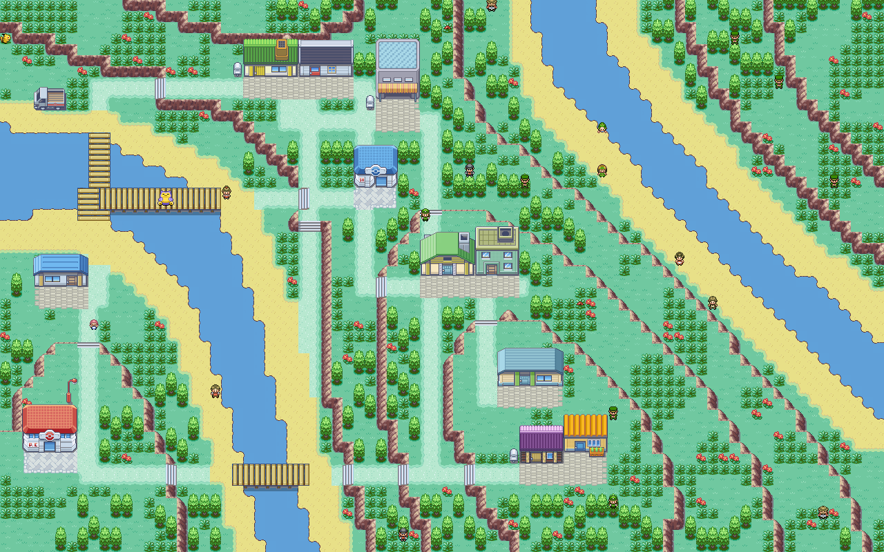 Random Pokemon Map Generator - HD Wallpaper 