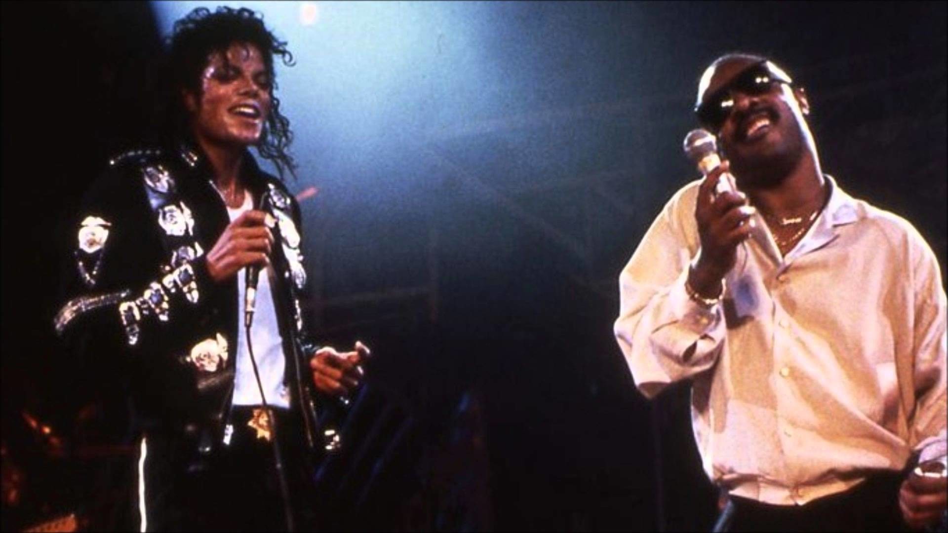 Michael Jackson Live Wallpaper - Michael Jackson With Stevie Wonder - HD Wallpaper 