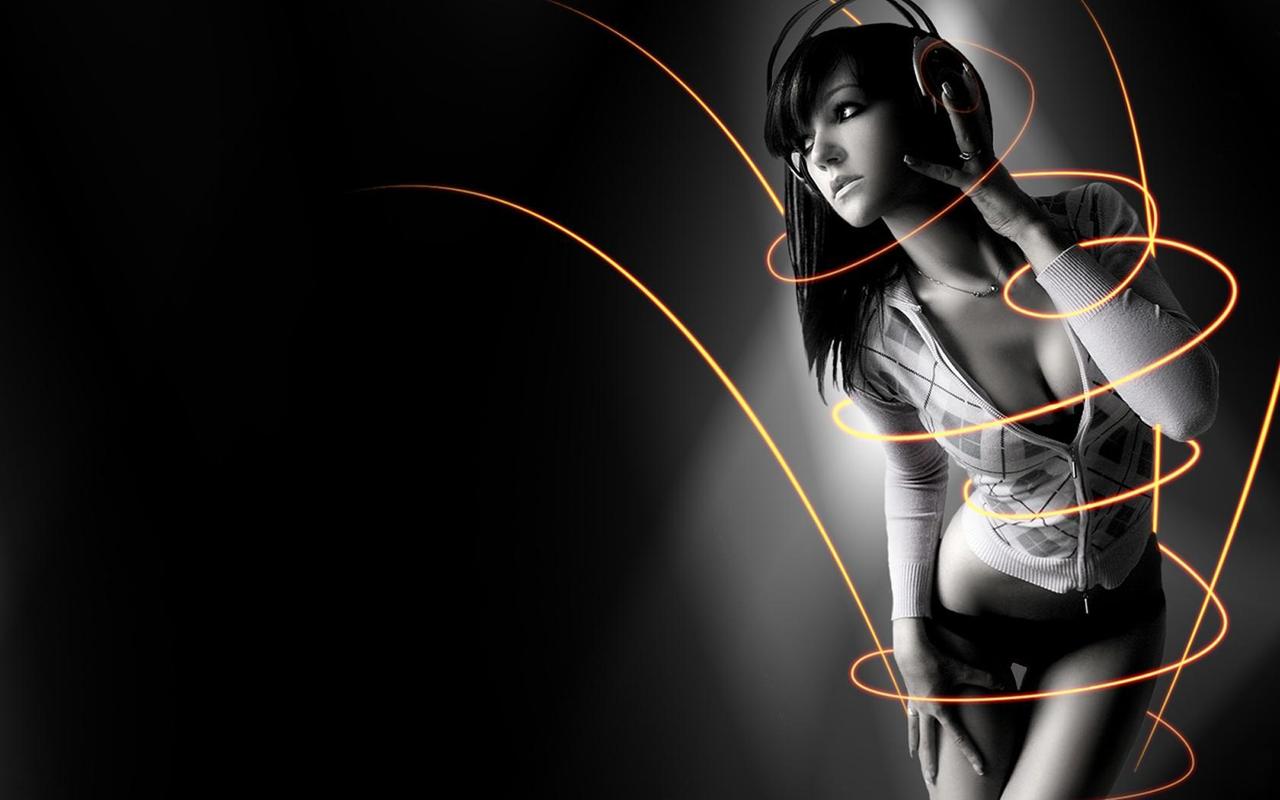 Music Girl - HD Wallpaper 