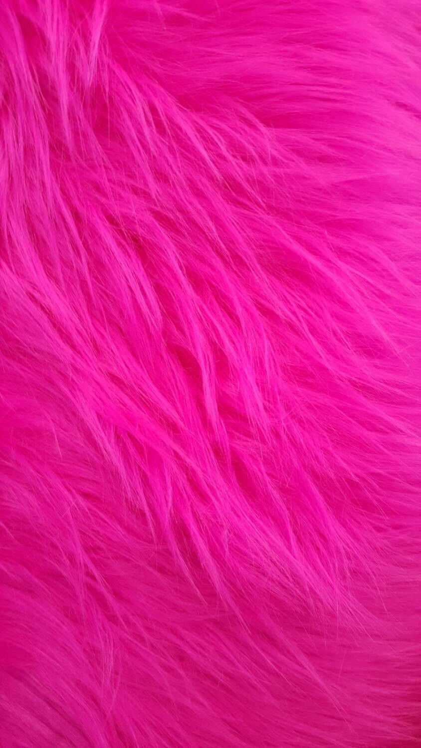 Hot Pink Fur Background - HD Wallpaper 