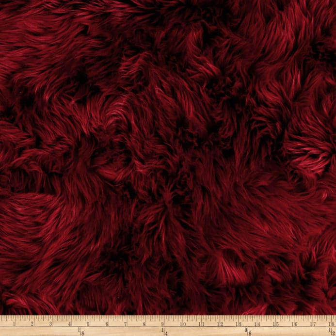 Shannon Faux Fur Luxury Shag Maroon - HD Wallpaper 