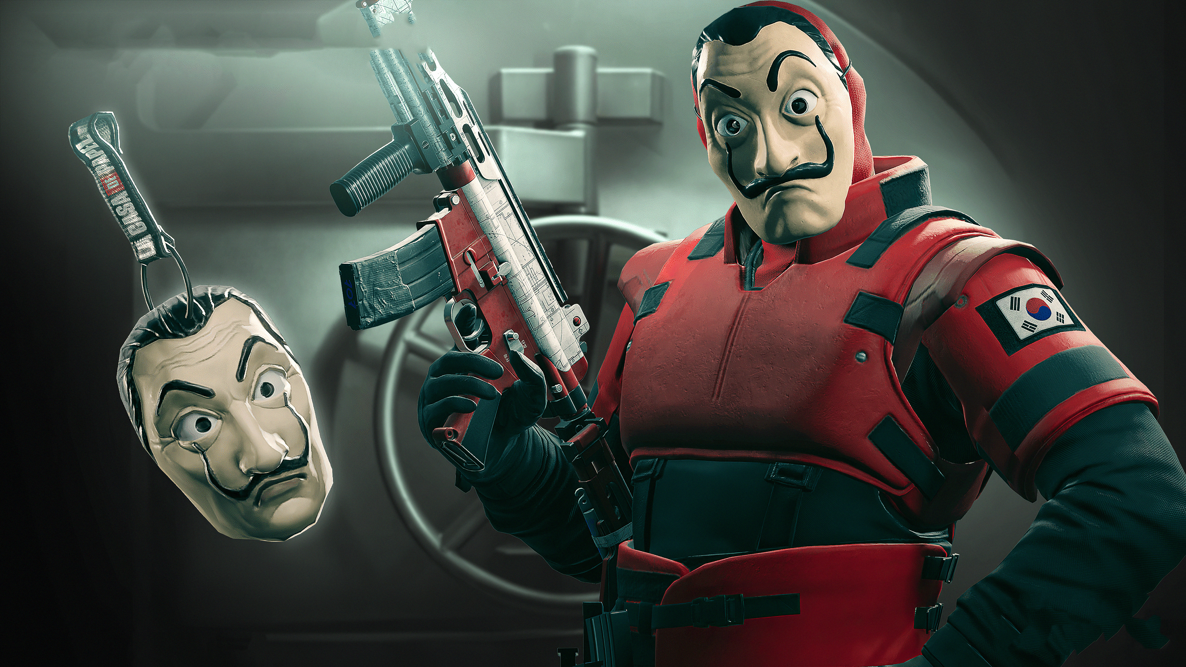 Money Heist Rainbow Six Siege - HD Wallpaper 