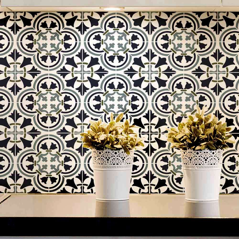 Stenciled Cinder Block Wall 1000x1000 Wallpaper teahub.io