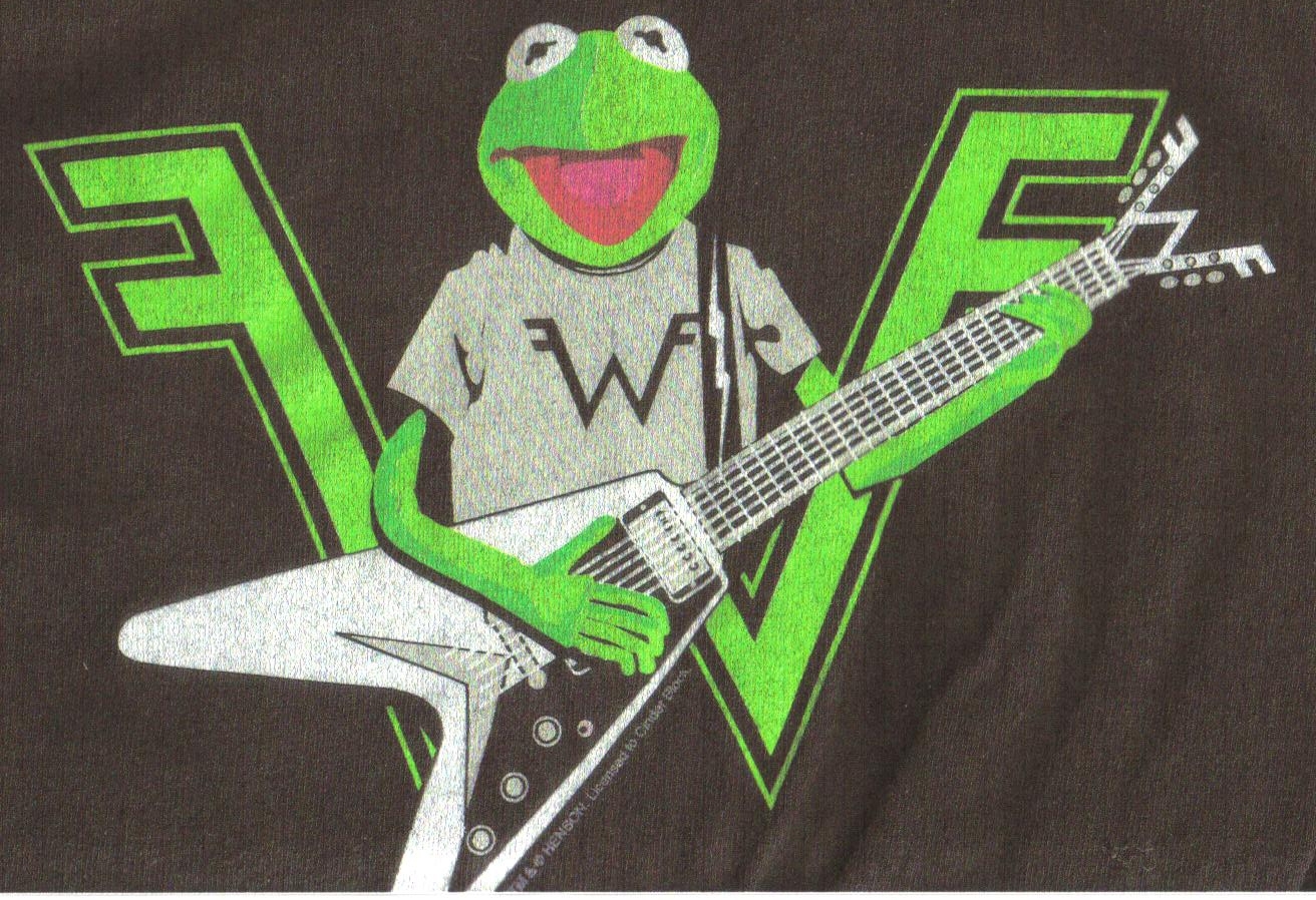 Weezer Kermit The Frog The Muppet Show Wallpaper - Kermit The Frog Weezer Shirt - HD Wallpaper 