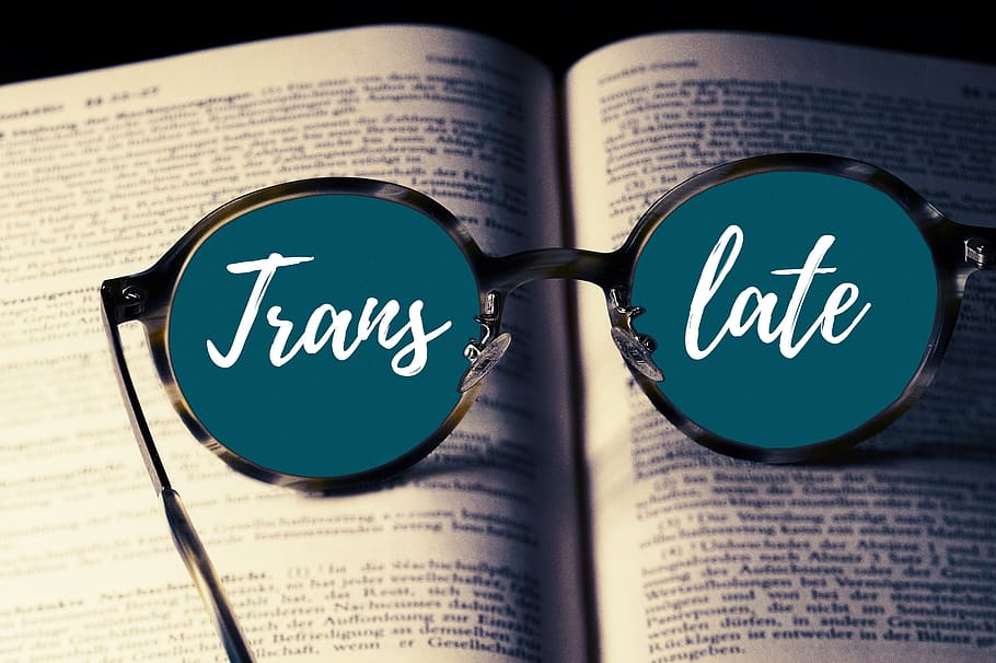 Book, Glasses, Translate, Translation, Foreign Language, - Traducteur - HD Wallpaper 