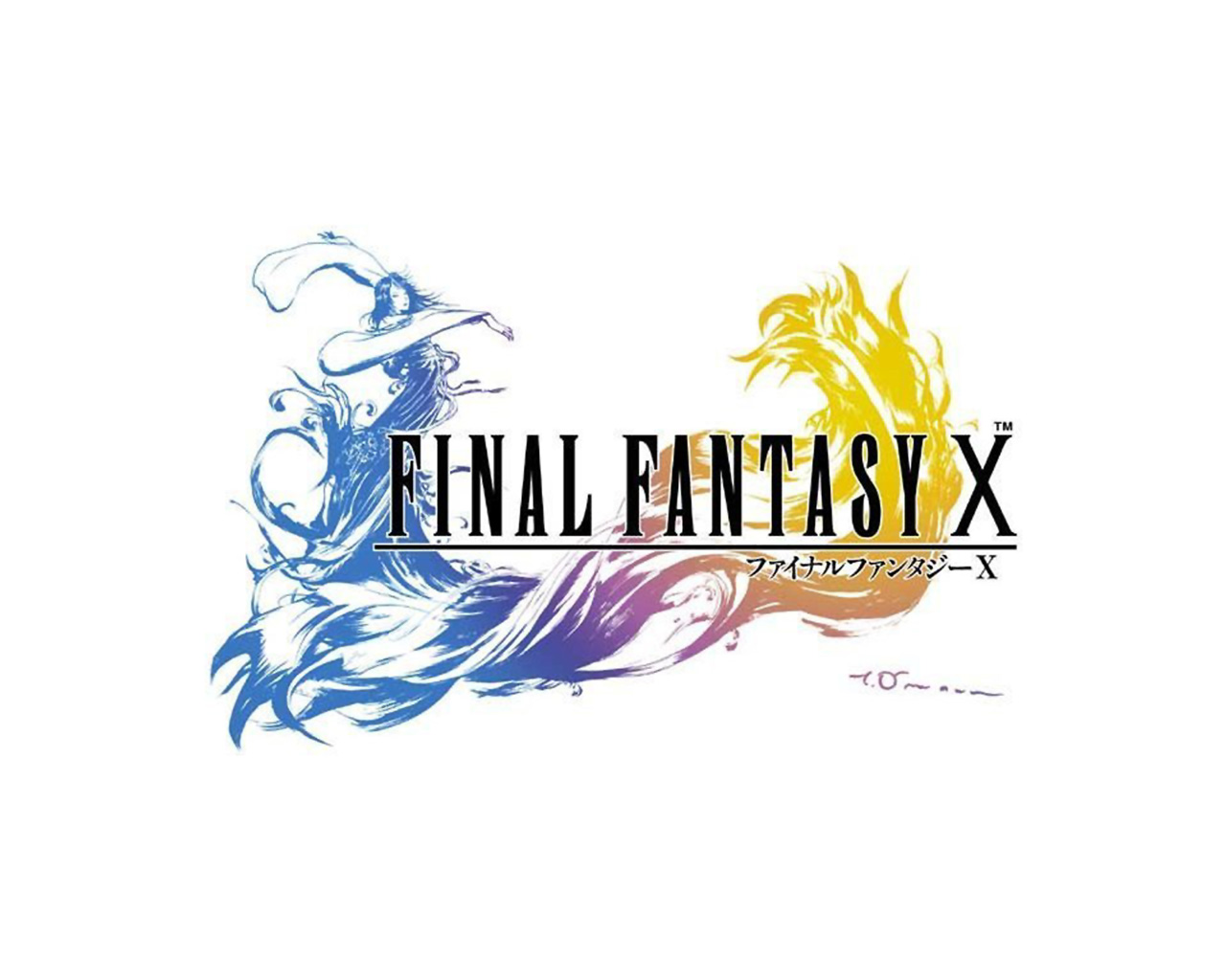 Logo Final Fantasy 10 - HD Wallpaper 