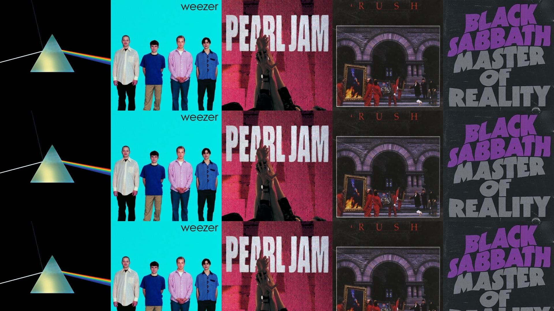 Pink Floyd Dark Side Moon Weezer Blue Album Wallpaper Poster 1920x1080 Wallpaper Teahub Io