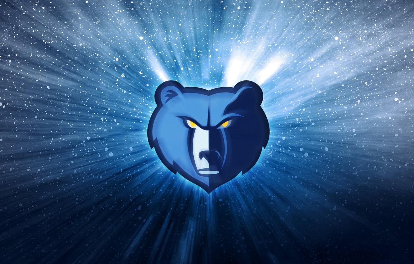 Photo Wallpaper Basketball, Background, Logo, Nba, - Logo Wallpaper Memphis Grizzlies - HD Wallpaper 