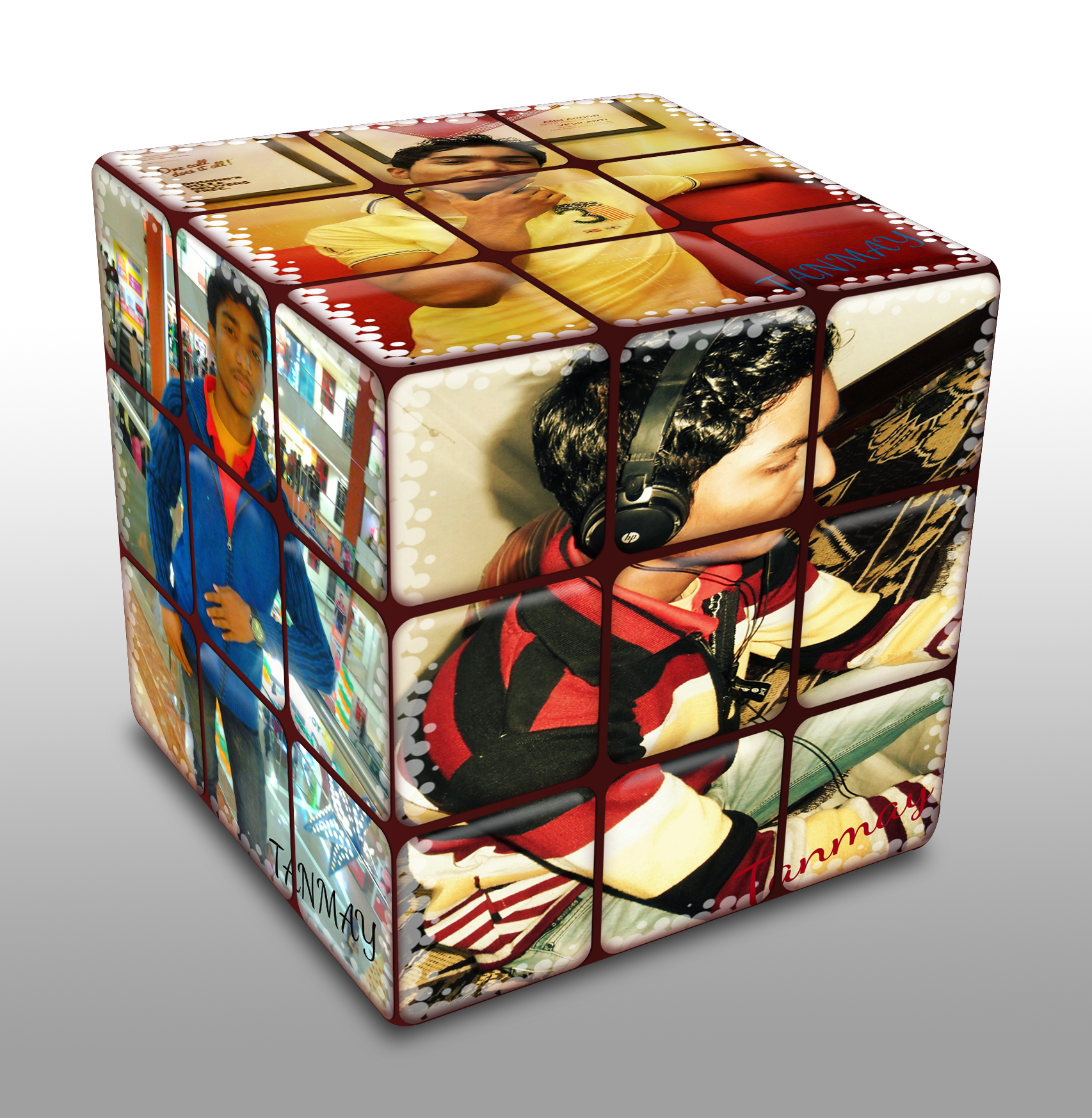 Hii This Is Tanmay Barua - Rubik's Cube - HD Wallpaper 