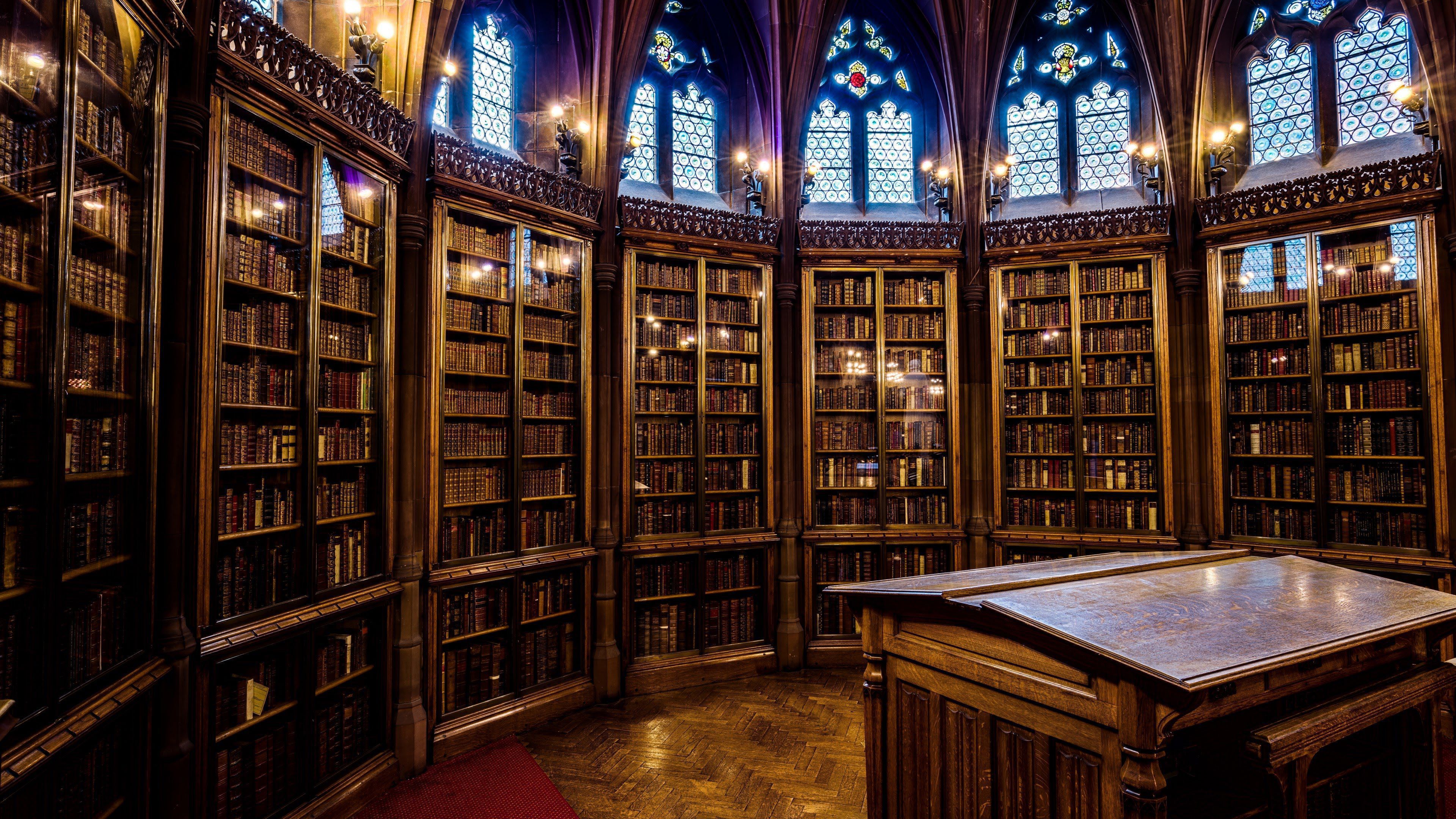 Desktop Backgrounds Library Photo - Reading Room John Rylands Library - HD Wallpaper 