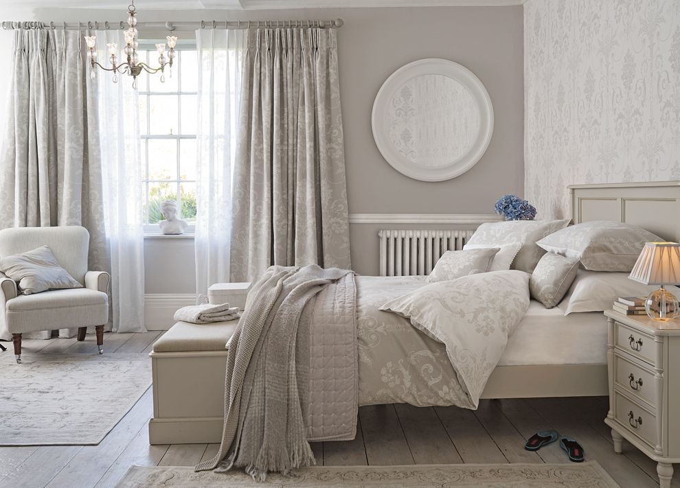 Laura Ashley Grey Bedroom Ideas - HD Wallpaper 