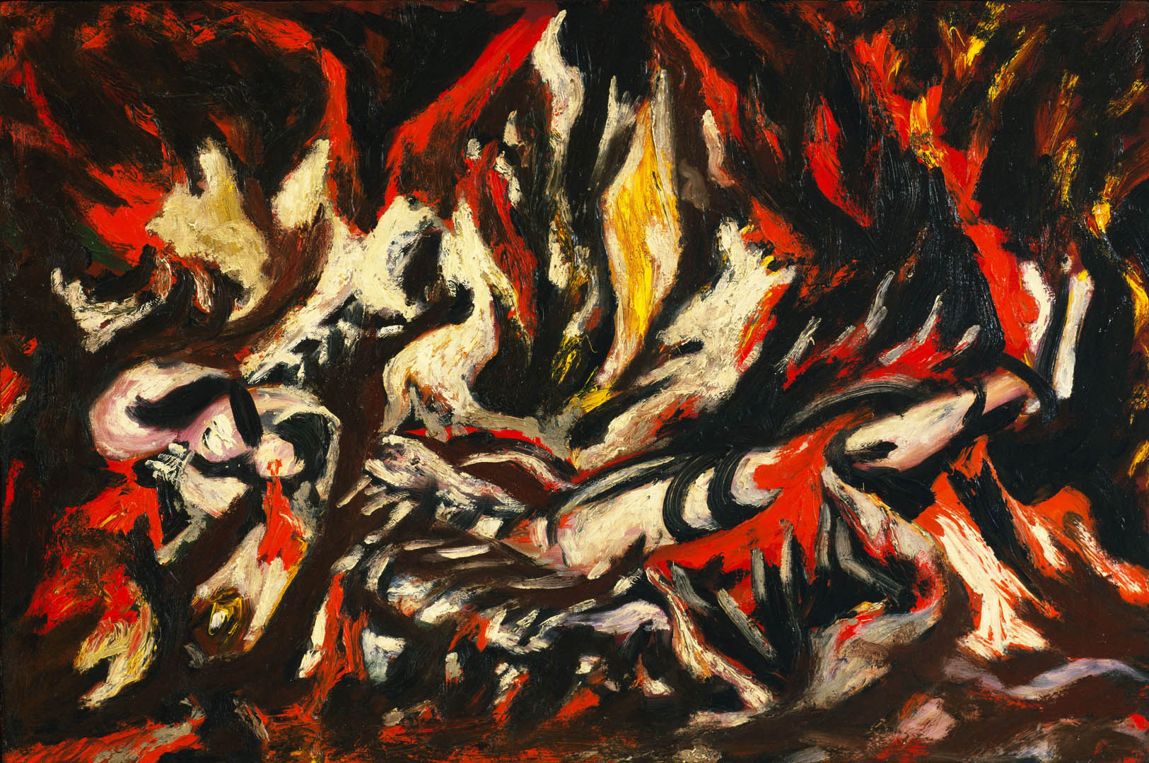 The Flame - Flame By Jackson Pollock - HD Wallpaper 
