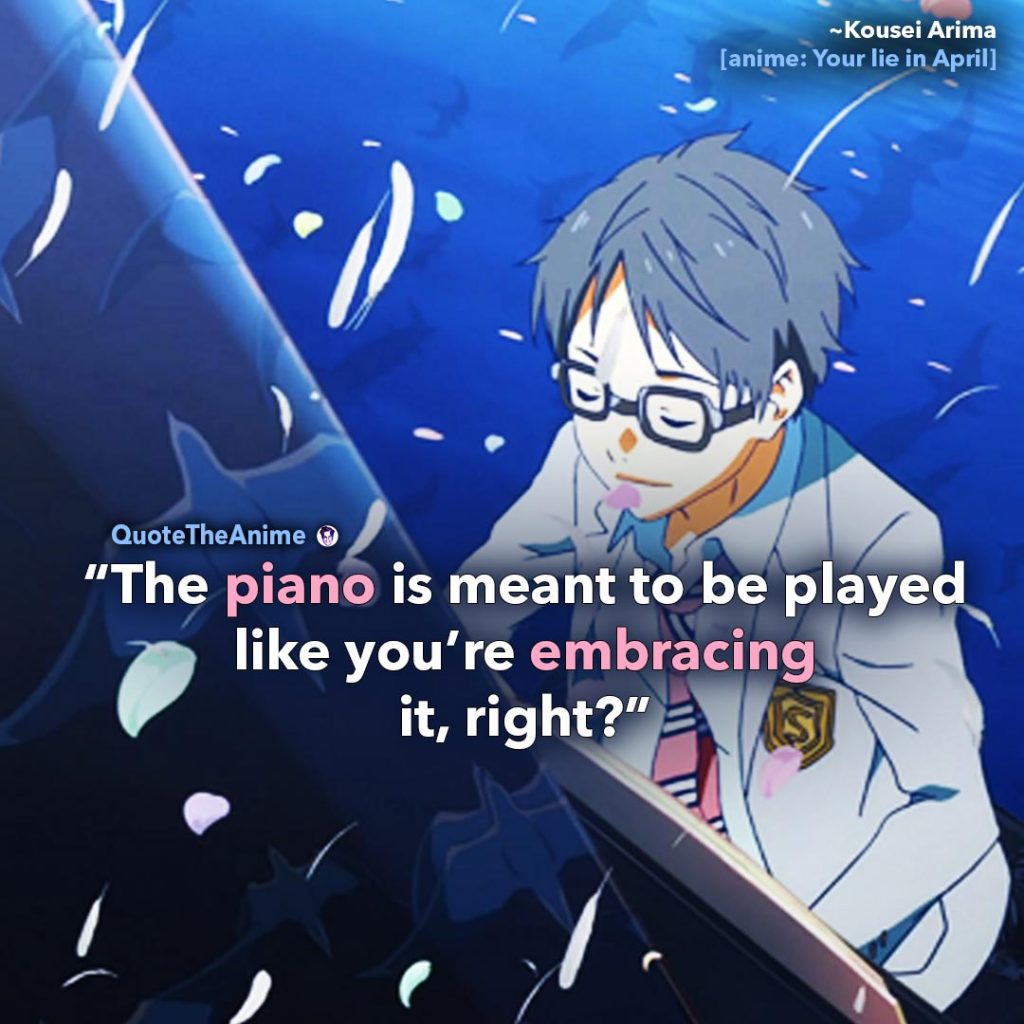Your Lie In April Quotes - Your Lie In April Gif Kousei - HD Wallpaper 