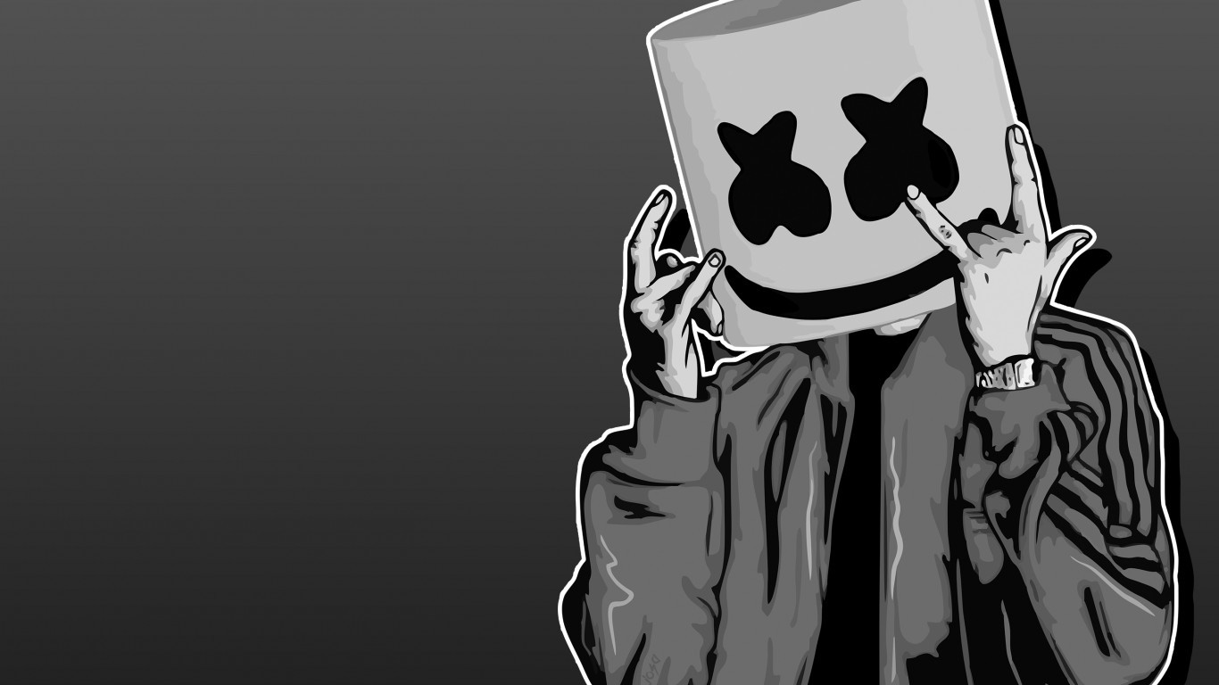 Marshmello, Music, Producer, Dubstep, Artwork - Marshmello Wallpaper Hd - HD Wallpaper 