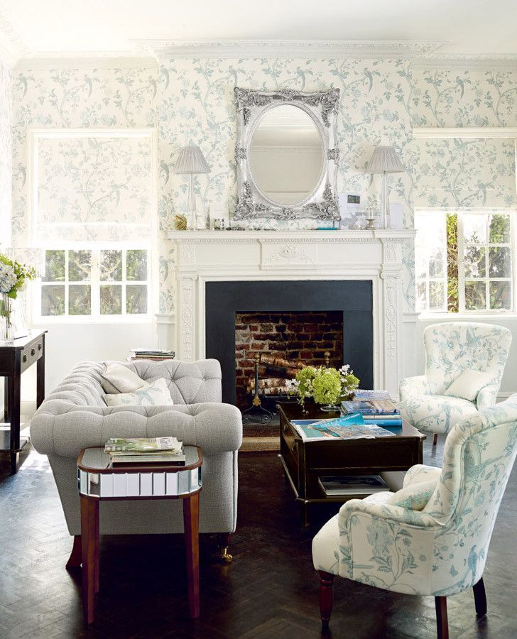 Laura Ashley Summer Palace Duck Egg - HD Wallpaper 