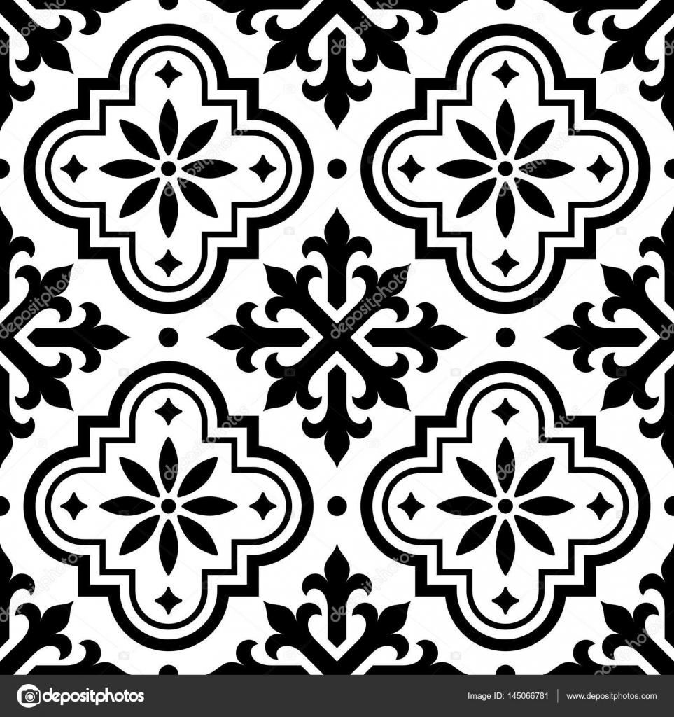 Moroccan Tiles Seamless - HD Wallpaper 