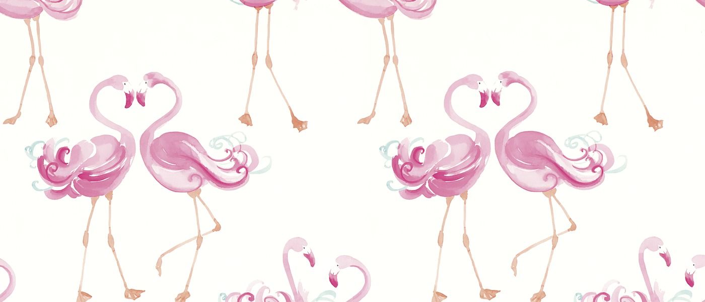 Pretty Flamingo Laura Ashley - HD Wallpaper 