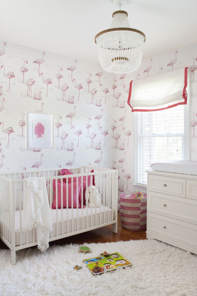 Flamingo Wallpaper Nursery - HD Wallpaper 