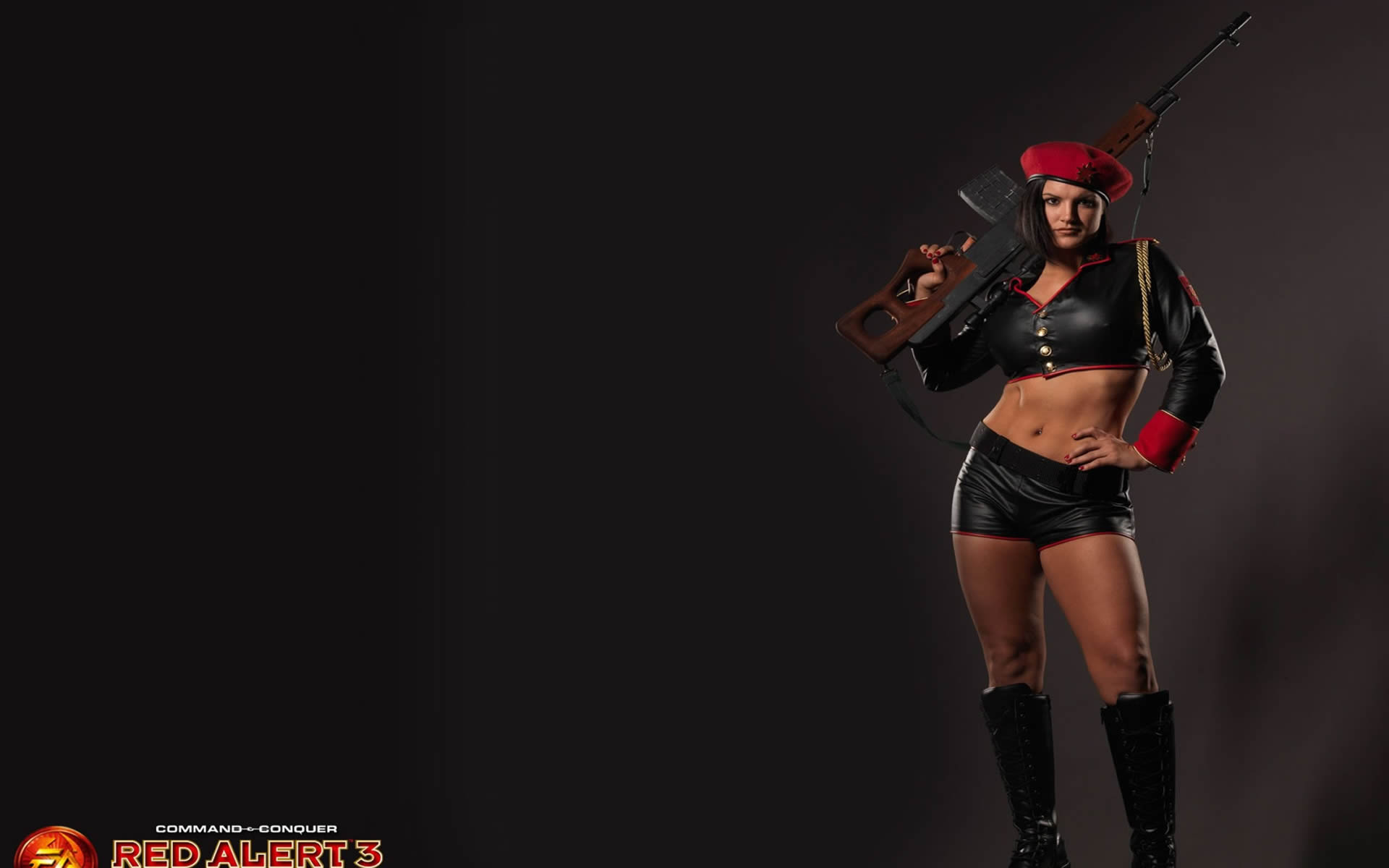 Girl With Large Assault Rifle - Pc Game - HD Wallpaper 