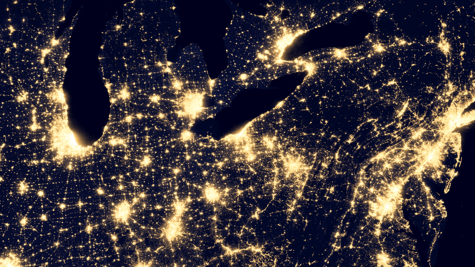 Light Pollution - HD Wallpaper 