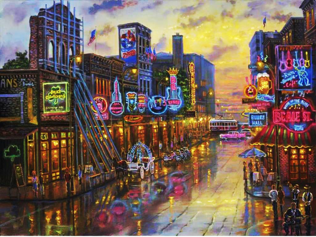 Beale Street Memphis - HD Wallpaper 