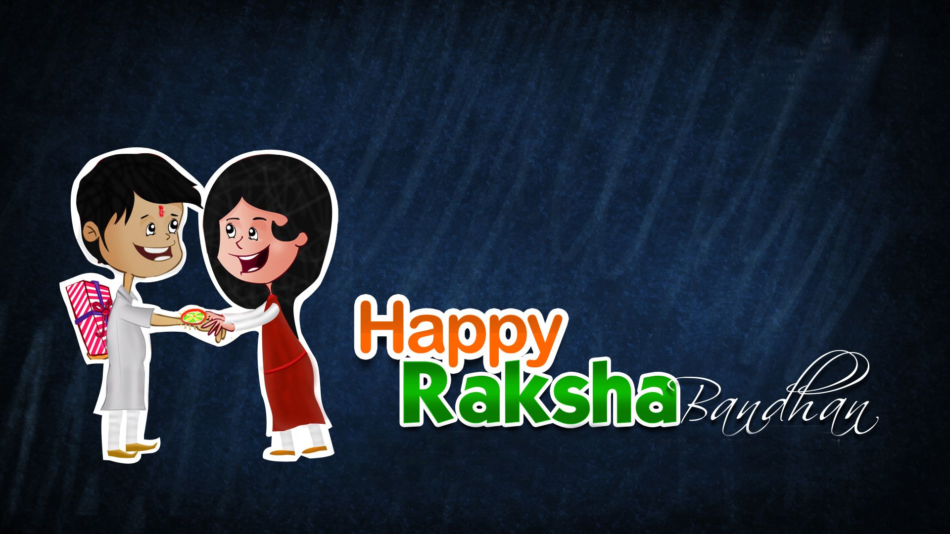 Happy Raksha Bandhan Images Animated - HD Wallpaper 