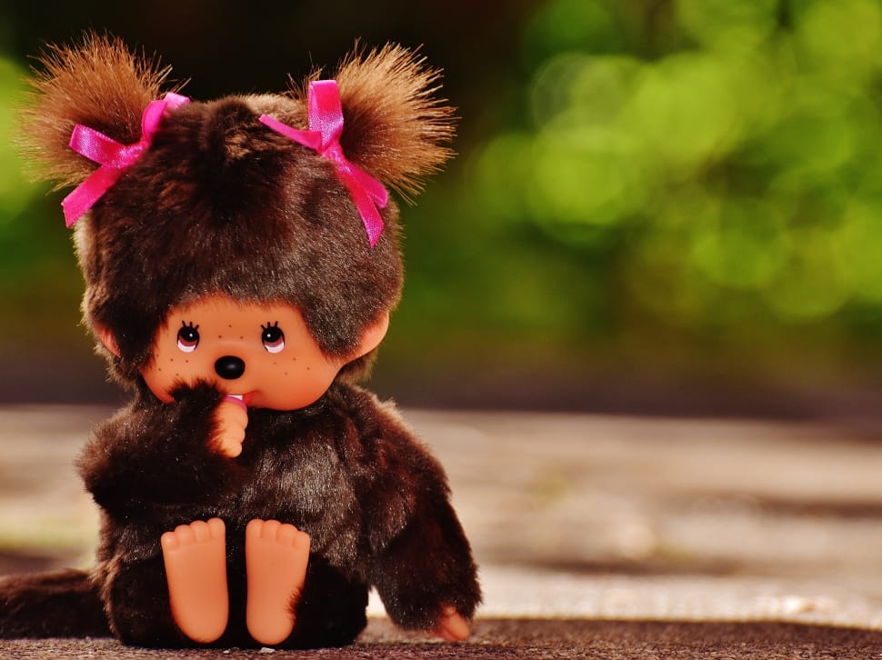 Black Fur Animal Plush Toy Preview - HD Wallpaper 