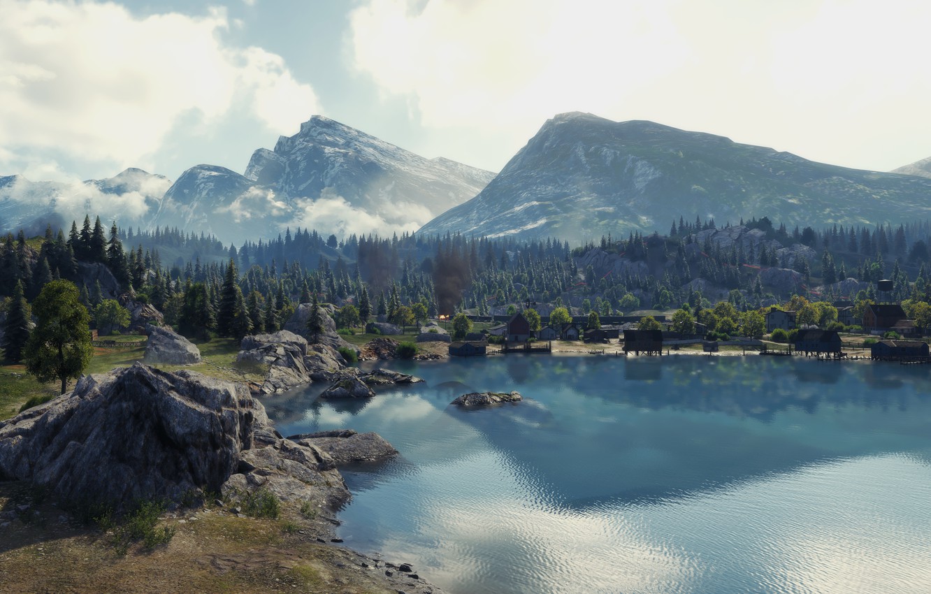 Serene Coast Wot - HD Wallpaper 