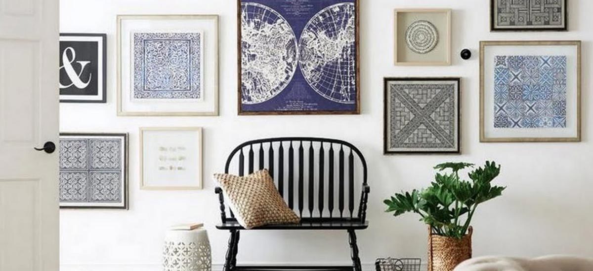 Entrance Way Gallery Wall - HD Wallpaper 