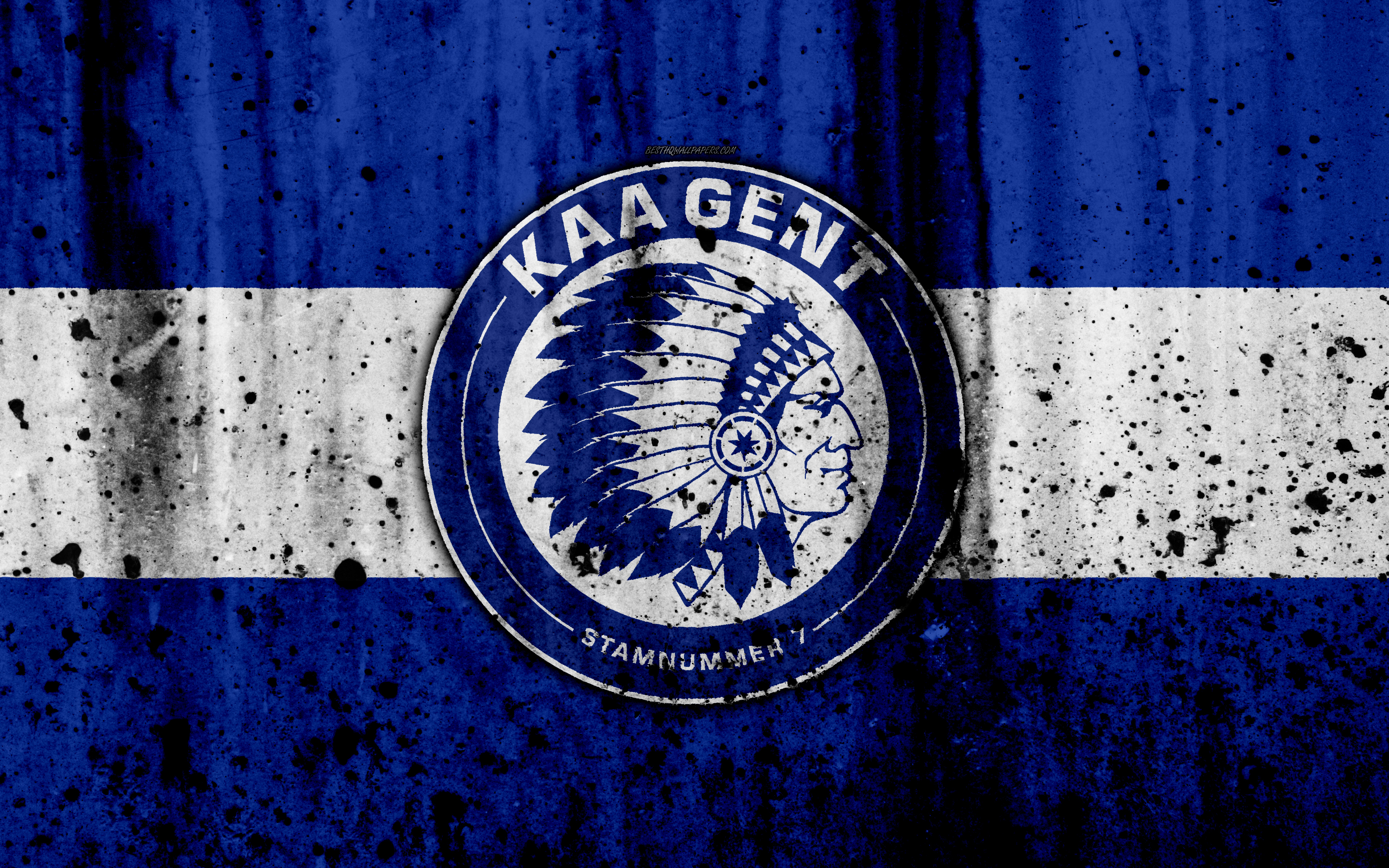 4k, Fc Gent, Grunge, Esl Pro League, Logo, Soccer, - Fondos De Pantalla El Salvador - HD Wallpaper 