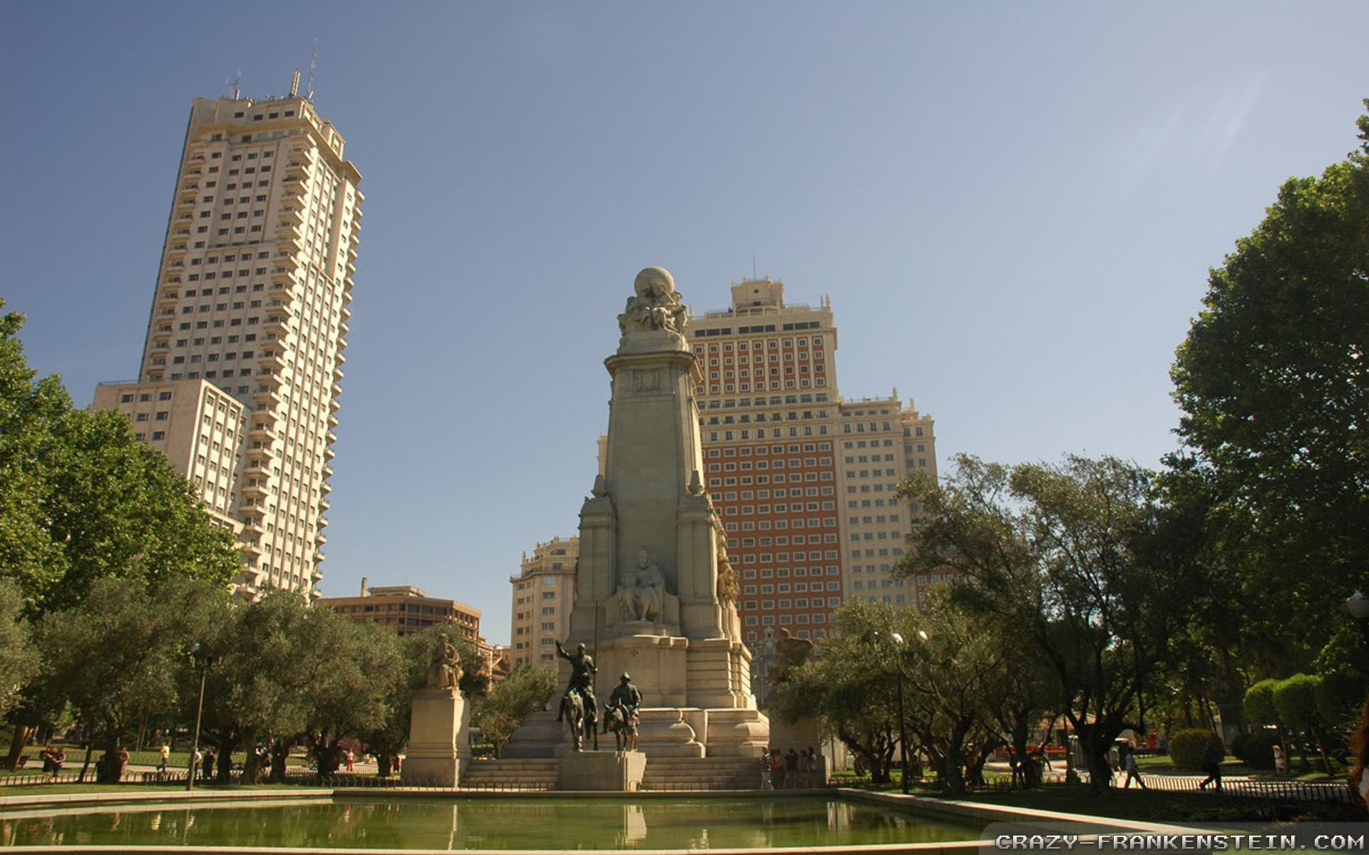 Plaza De España - HD Wallpaper 