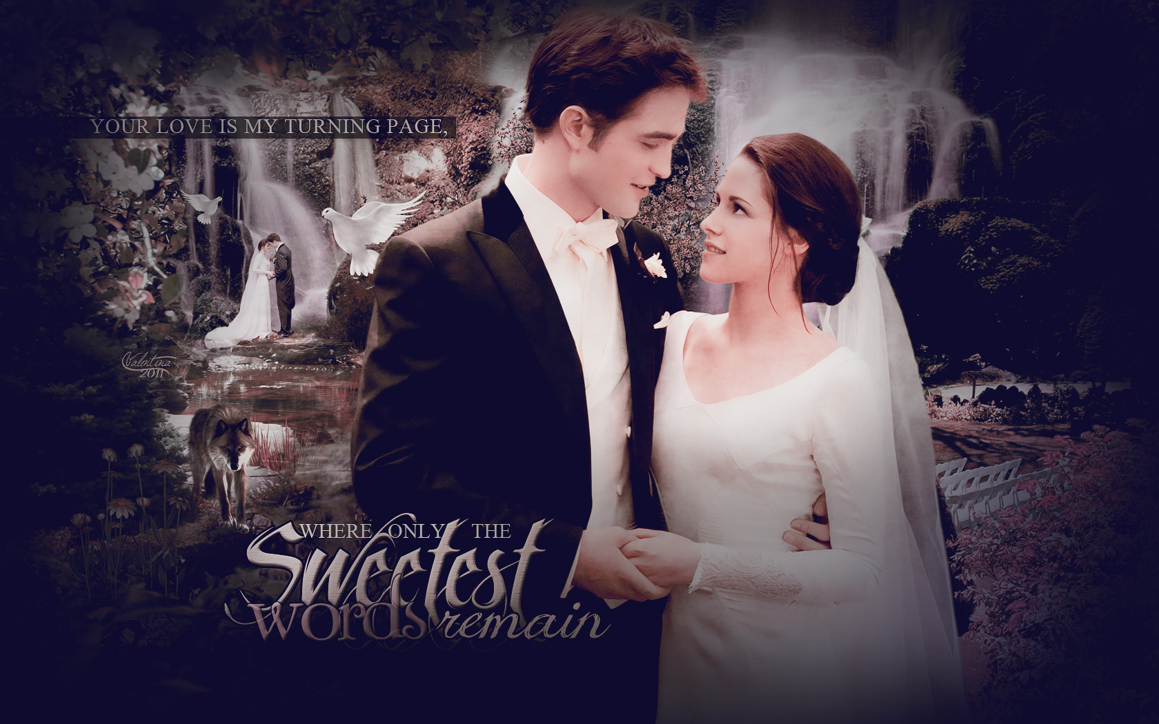 Beautiful Wallpapers Fanmade Breaking Dawn - Bella Edward Beautiful Pics Hd Twilight - HD Wallpaper 