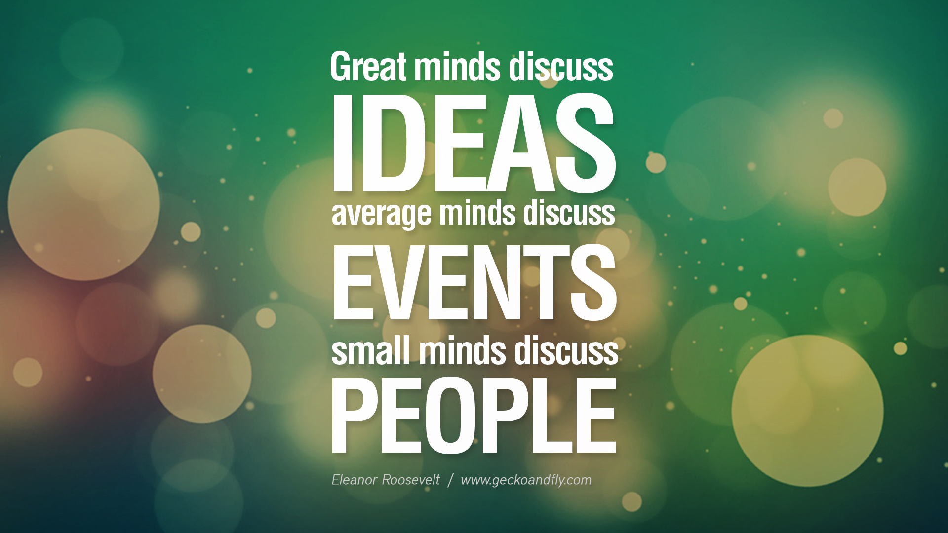 Inspire-success Quote - Great Mind Discuss Ideas Quote - HD Wallpaper 