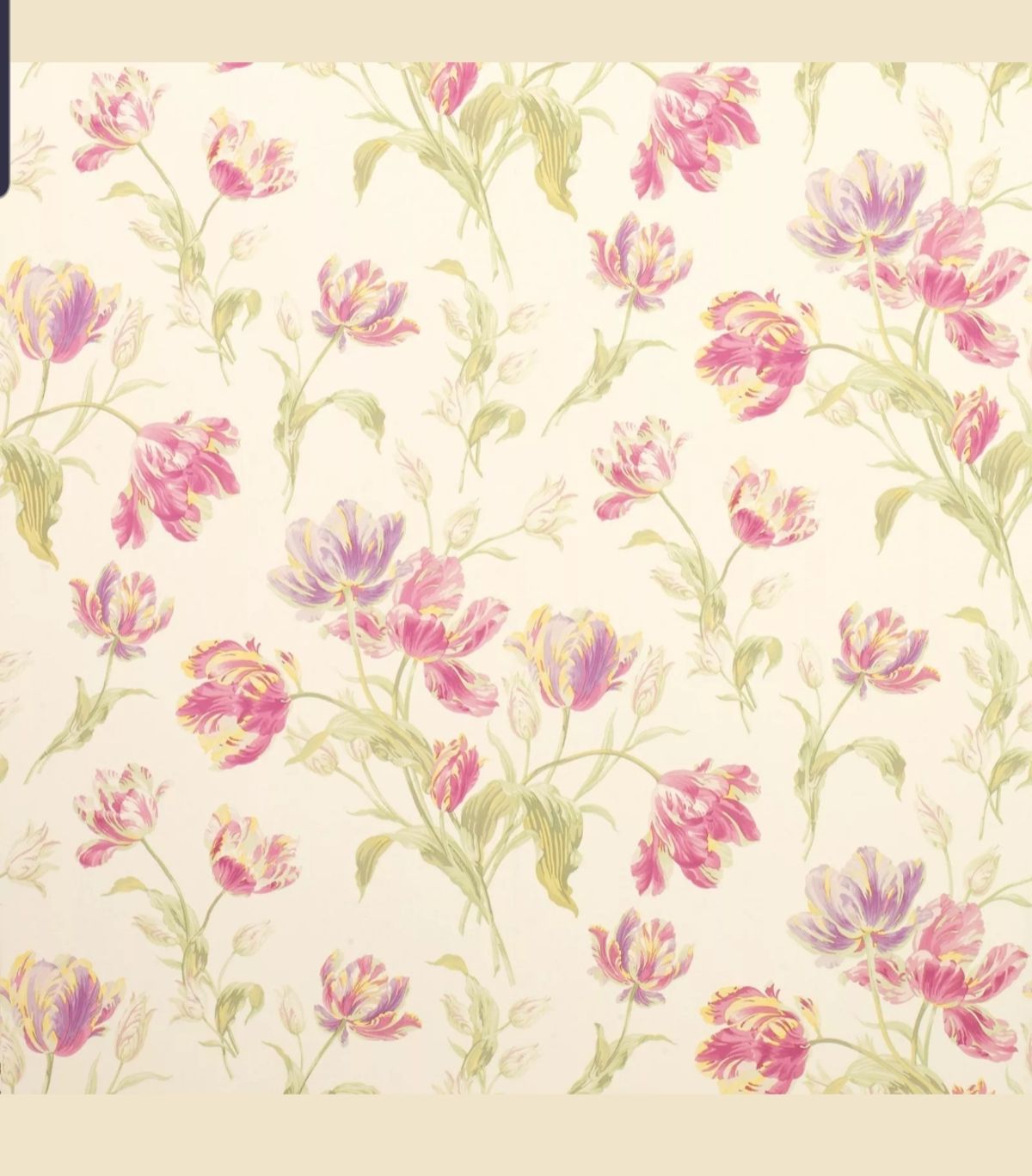 Brand New Laura Ashley Gosford Meadow Cyclamen Wallpaper - Wood - HD Wallpaper 