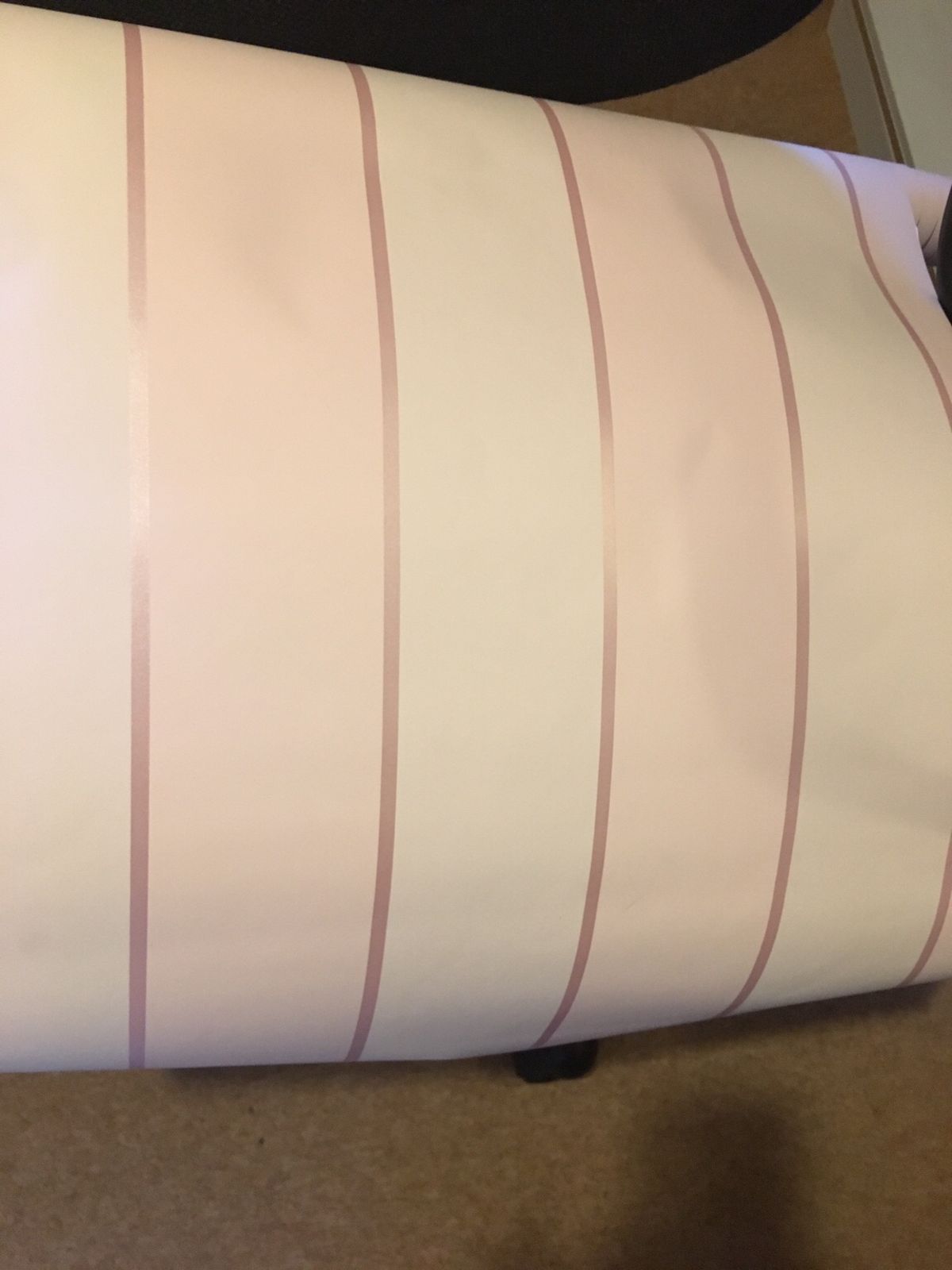 Laura Ashley Pink Stripe Wallpaper Durable Resists - Quilt - HD Wallpaper 