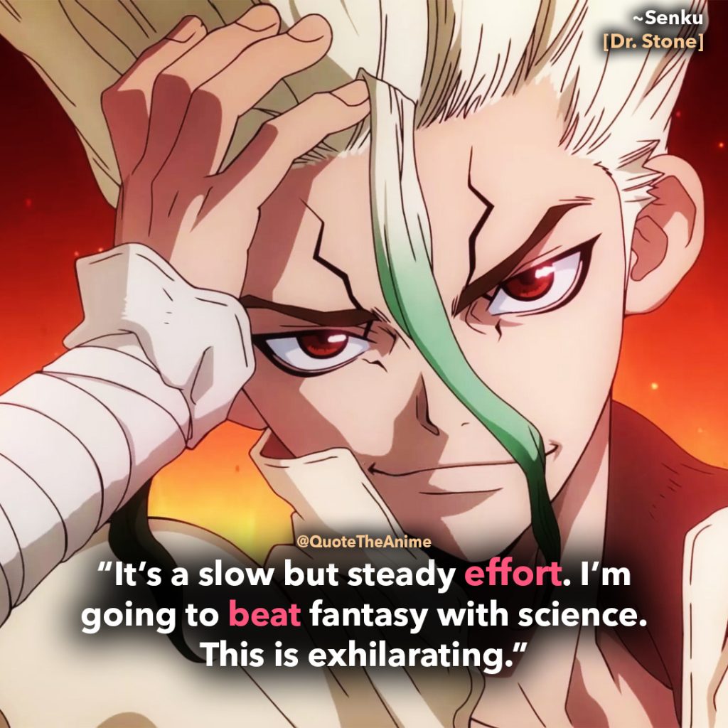 Stone Quotes, Senku Ishigami Quotes - Senku Dr Stone Quotes - HD Wallpaper 