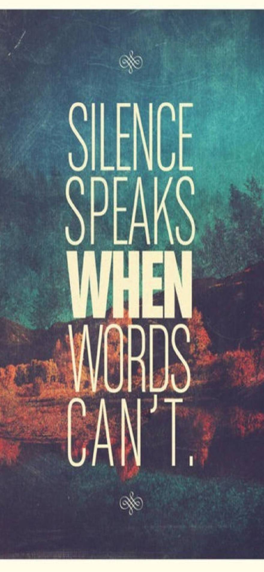 Silence Speaks Quote Wallpaper - Silence Speaks When Words Can - HD Wallpaper 